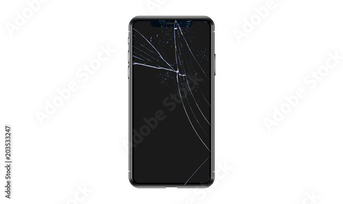 Broken glass background