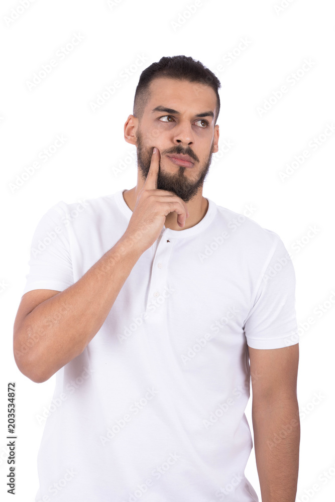 finger on cheek finger on cheek