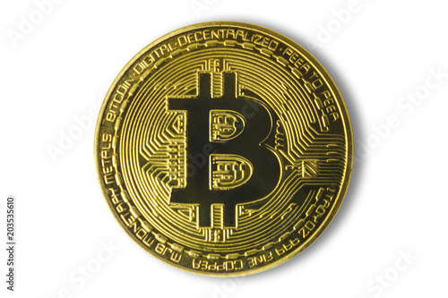 Gold collection coin bitcoin