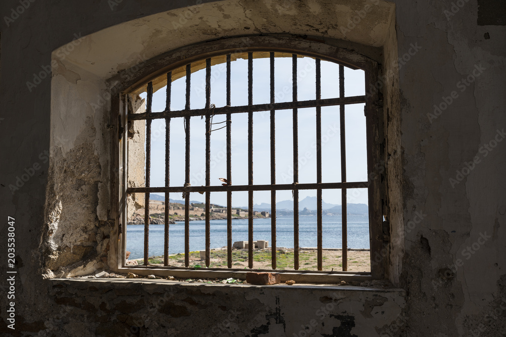view from prison to the free world