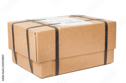 Parcel with strapping photo