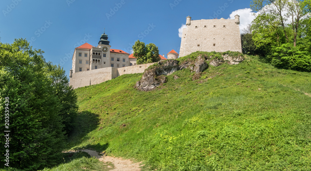 Medieval castle Pieskowa Skala.