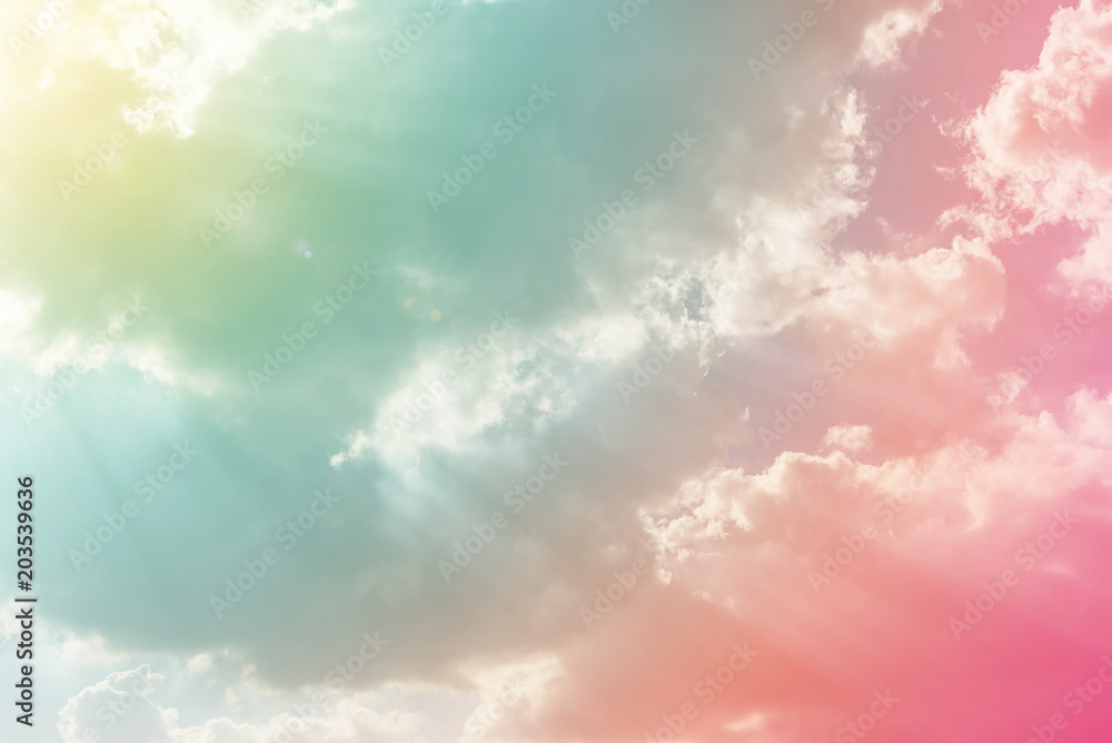 sun and cloud background with a pastel colored
sun and cloud background with a pastel colored