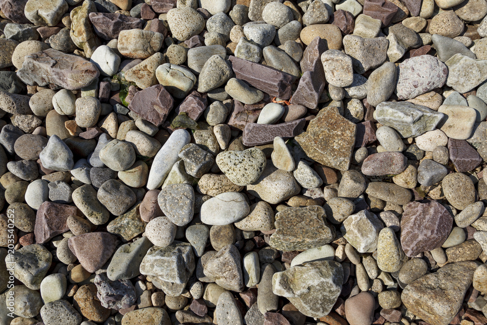 Naklejka premium Seaside pebble texture image no.2