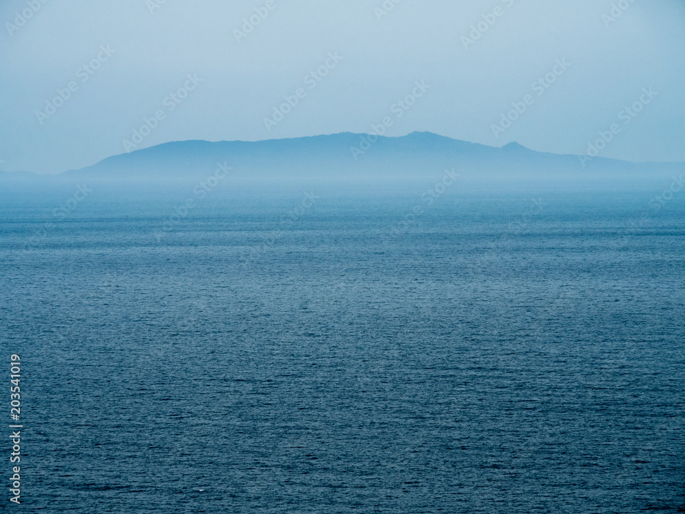 Morning view of the Molino island, Sardinia Morning view of the Molino island, Sardinia