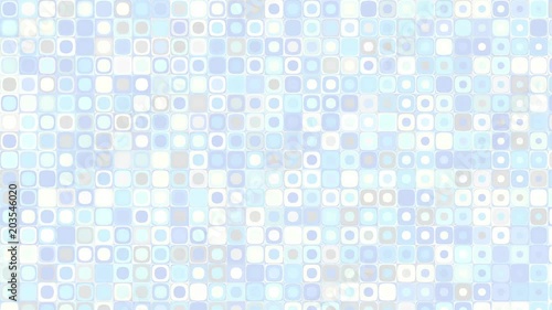 Abstract geometric background. Transform from small squares to dots. Mosaic pattern. Seamless looping footage. photo