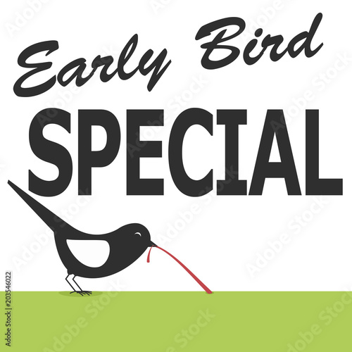 early bird special poster