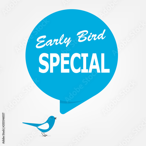 early bird special poster