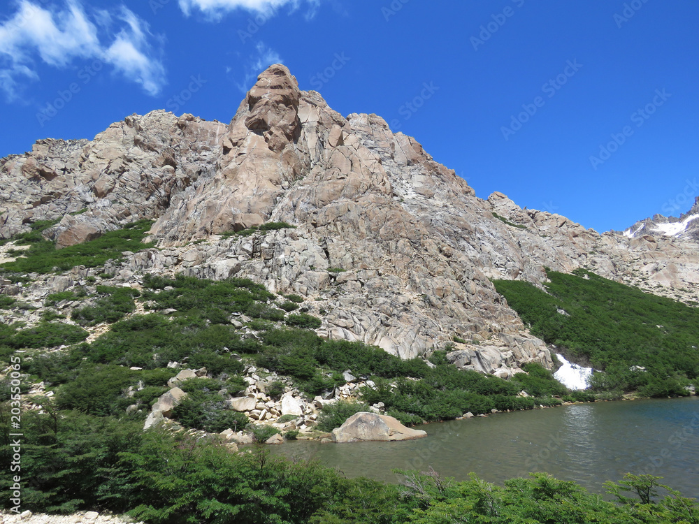 Lake at Refugio Frey, Argentina