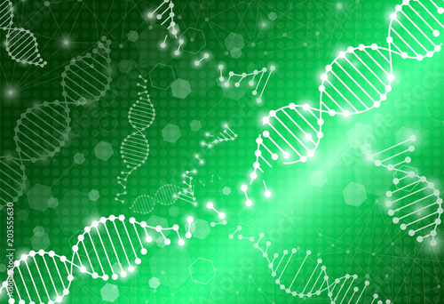 abstract background technology concept in green light,human body heal,technology modern medical science in future and global international medical with tests analysis clone DNA human