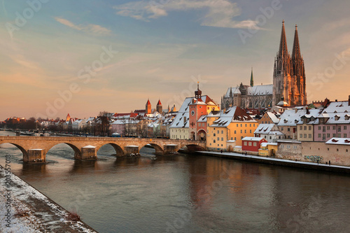 Regensburg im letzten Licht
