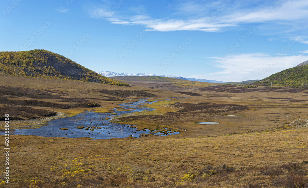 The Irkut River in its upper reaches. The Irkut River in its upper reaches.
