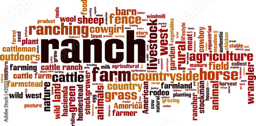 Ranch word cloud