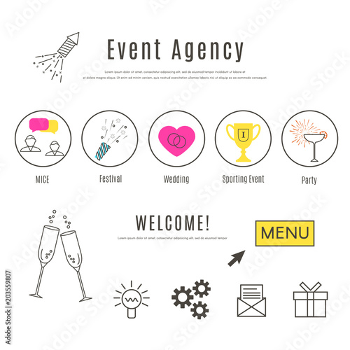 Event Agency Web Design Template