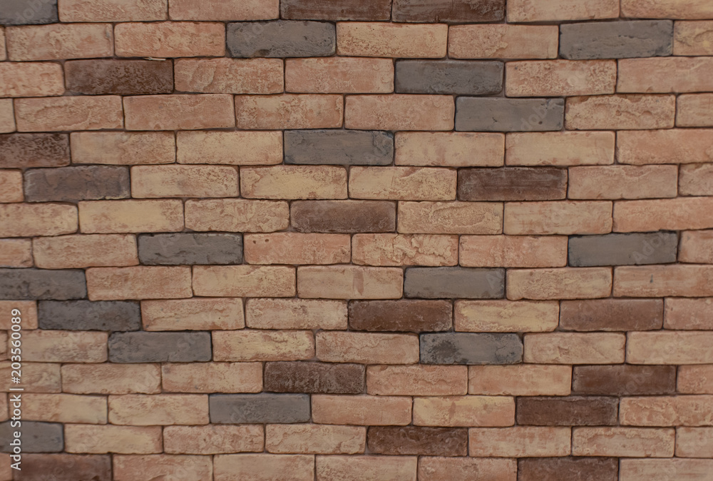 Fototapeta premium Brick used as background