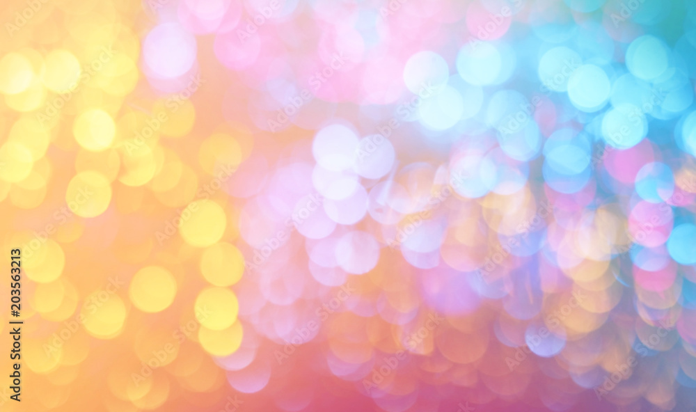 defocused bokeh light, abstract background at night photo