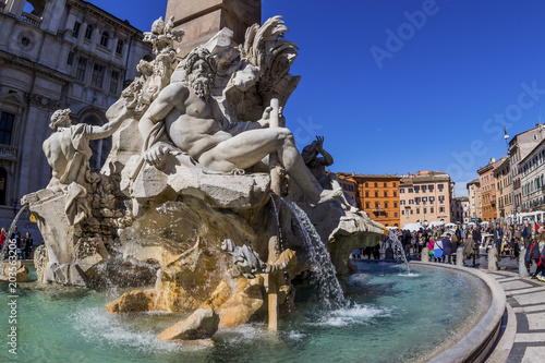 Konstfotografi italy, rome, piazza navona