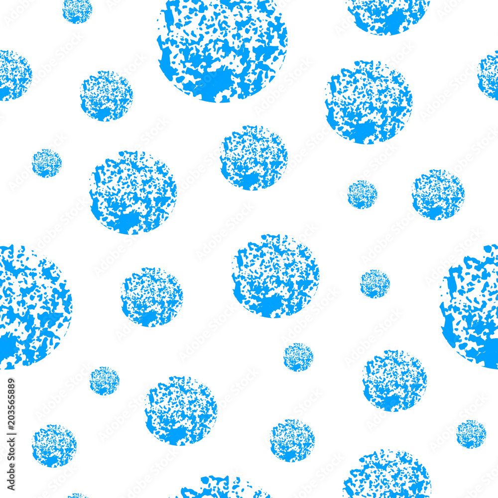 Seamless pattern. Abstract background with blue circles Seamless pattern. Abstract background with blue circles
