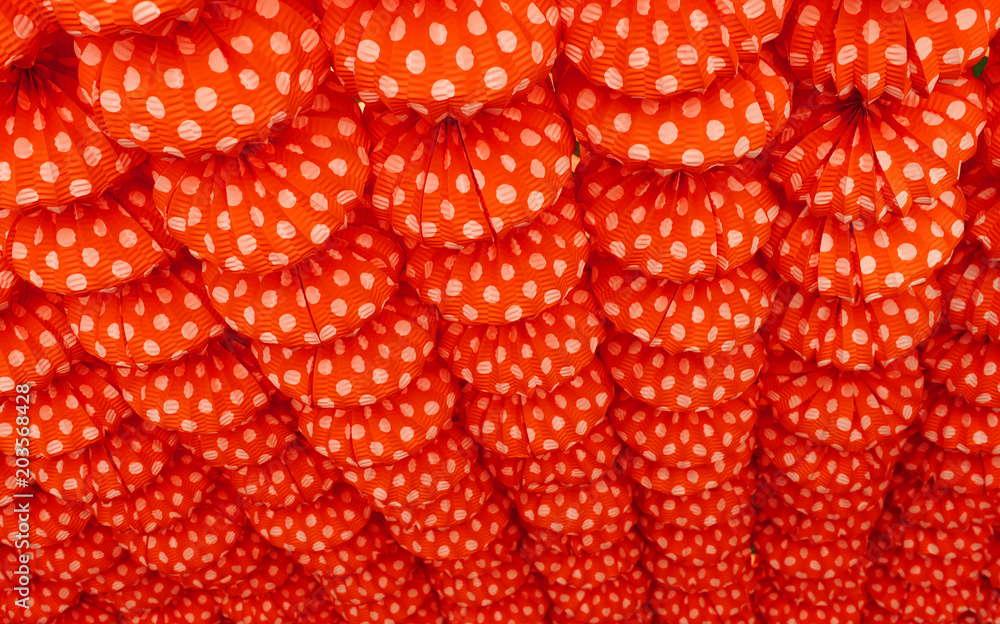 Red paper lanterns Red paper lanterns