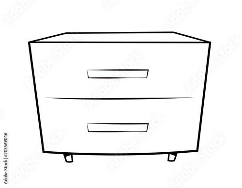 file cabinet outline 