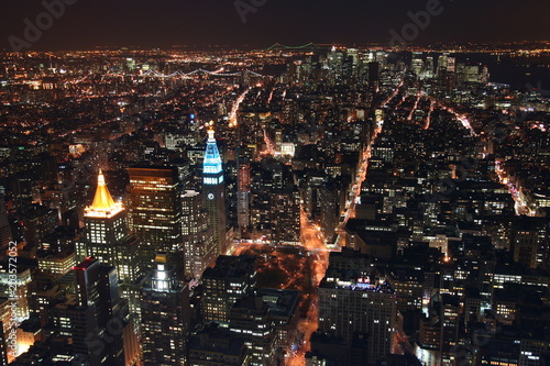 Manhattan dark night