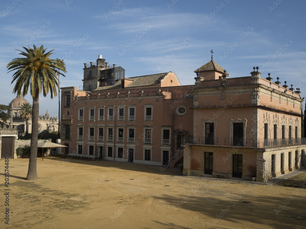 Palacio de Villavicencio en el alcazr de jerez de la frontera