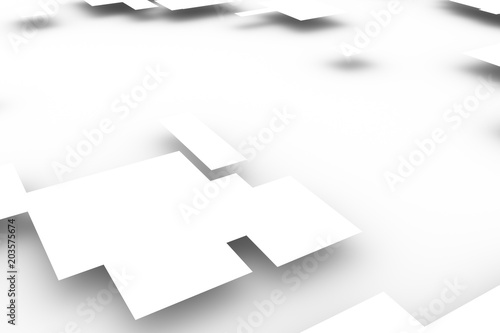 Abstract modern blank soft white & gray background. Blur, space, 3d & creative.