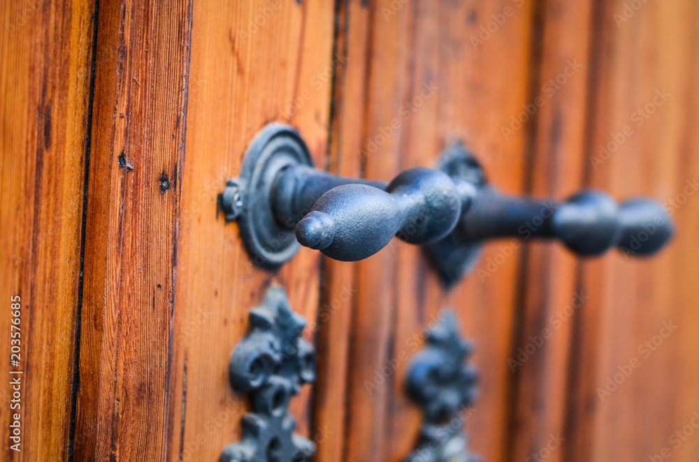 old doors close up view - on the historical streets of Italy old doors close up view - on the historical streets of Italy