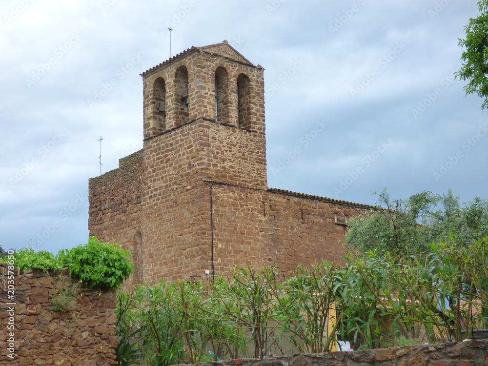 Llabia, pueblo de Torroellla de Montgri en el Emporda  en Gerona, Costa Brava (Cataluña,España)