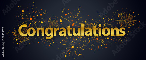 Congratulations banner 