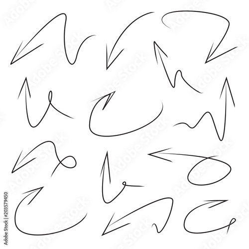 doodle arrows