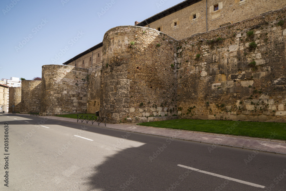 Walls of Leon, Spain.