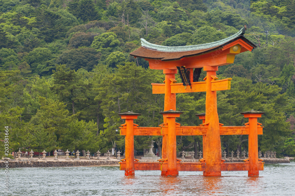 Miyajima, The famous Floating Torii gate, Japan. Miyajima, The famous Floating Torii gate, Japan.