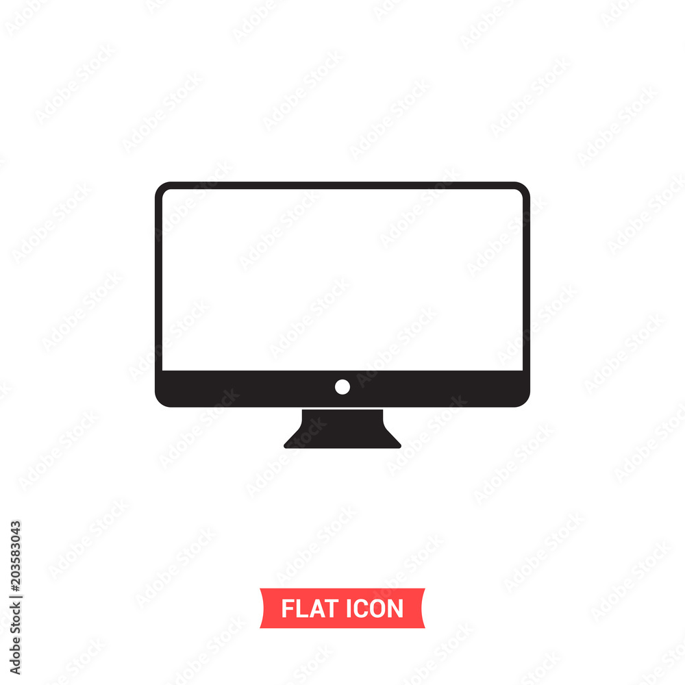 Screen vector icon, touch display symbol. Trendy, simple flat sign illustration for web Screen vector icon, touch display symbol. Trendy, simple flat sign illustration for web