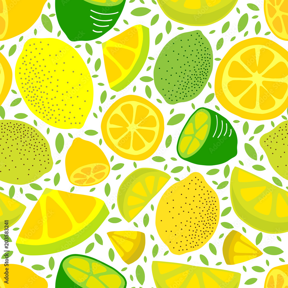 seamless background with lemons seamless background with lemons