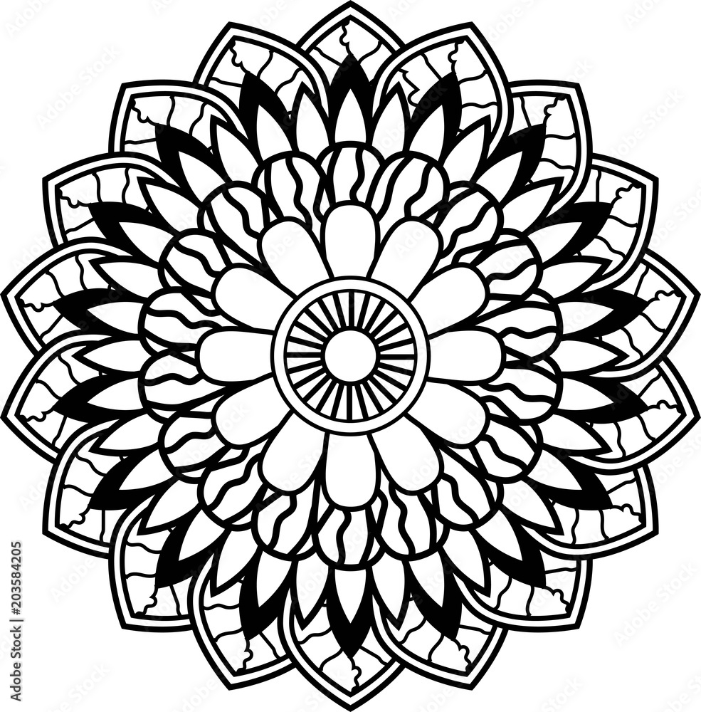mandala-hand drawing-black-and-white-Hand drawn Mandala design. Perfect for backgrounds,Flower Mandala. Vintage decorative elements. Oriental pattern, vector illustration mandala-hand drawing-black-and-white-Hand drawn Mandala design. Perfect for backgrounds,Flower Mandala. Vintage decorative elements. Oriental pattern, vector illustration