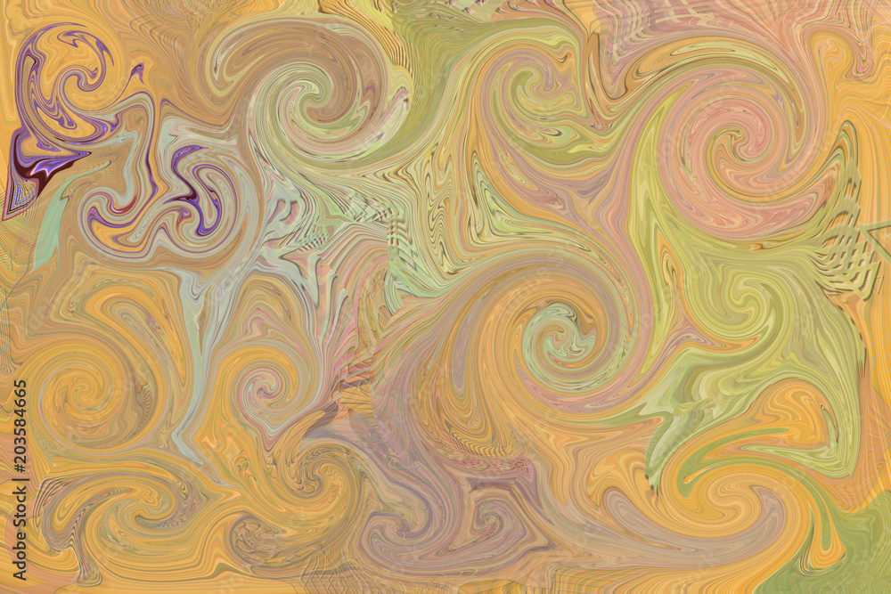 Fototapeta premium Abstract pixel twirls effects for background or texture Beautiful, artistic, painting & generative.