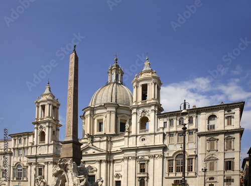 St. Agnese in Agone (St. Agnese in Piazza Navona) in Rome. Italy