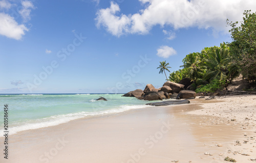 Paradise beach on Silhouette island, Seychelles