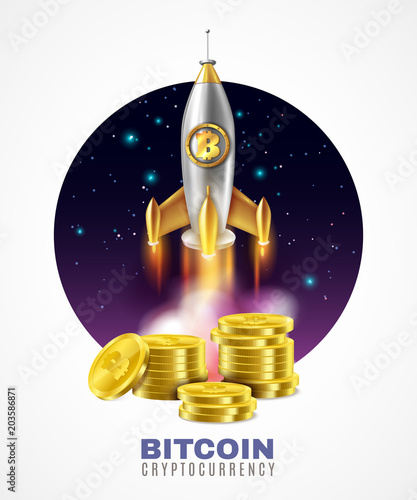 Crypto Currency Start Up Illustration