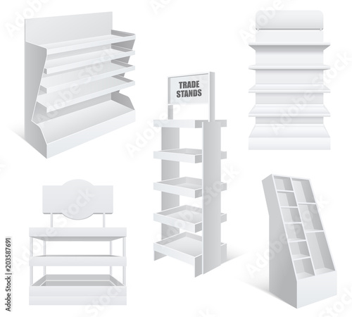 Trade Stands Realistic Set