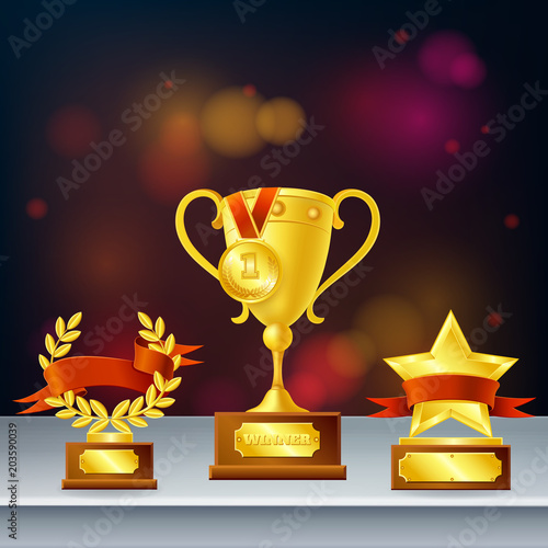 Awards Realistic Composition