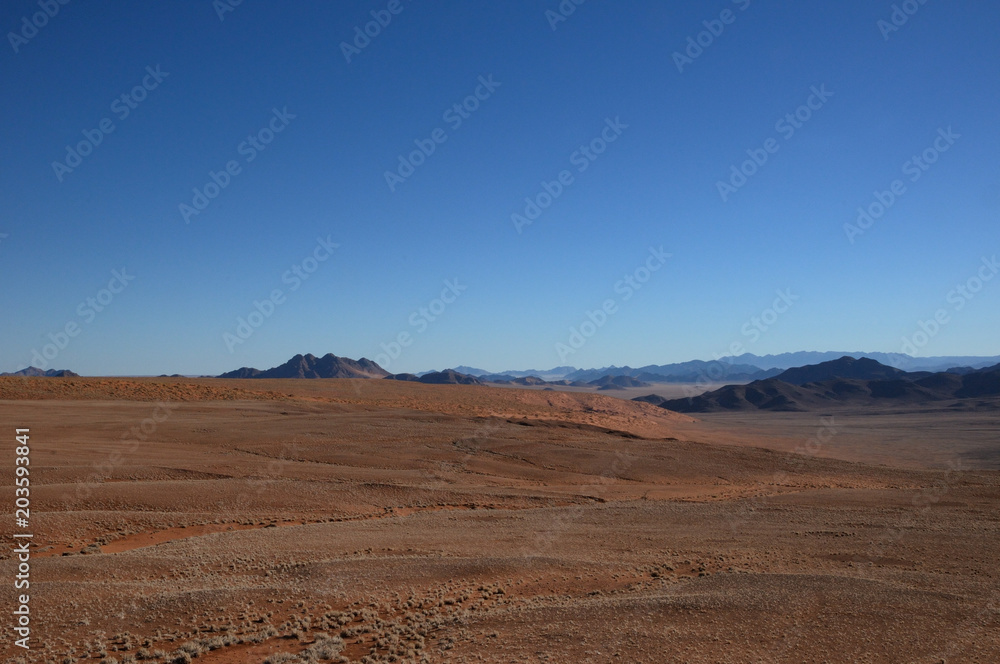 Red sand dune from the Namib desert Red sand dune from the Namib desert