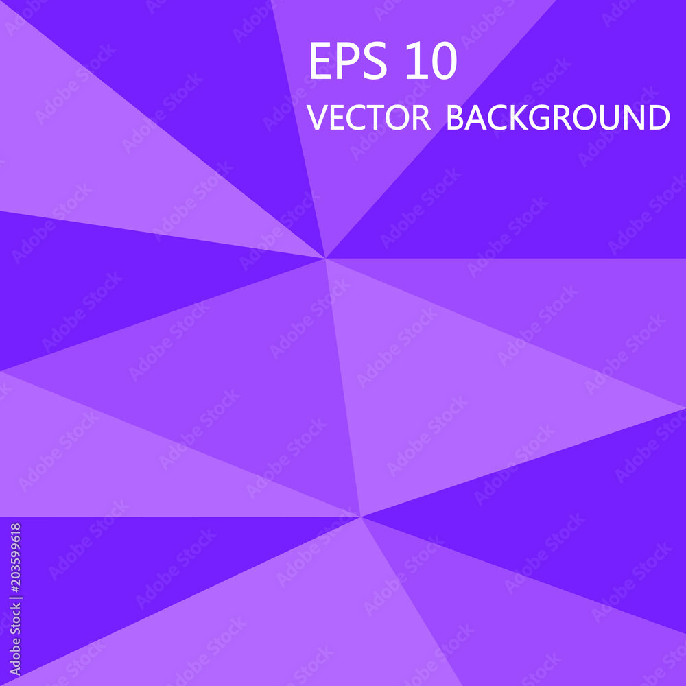 Obraz premium simple geometric pink purple low polygon eps10 vector background