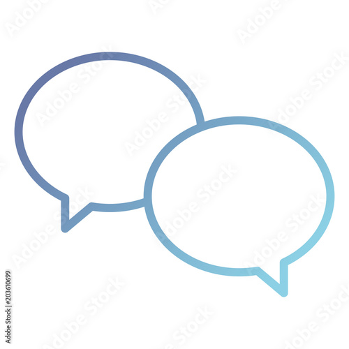 speech bubbles messages icon vector illustration design