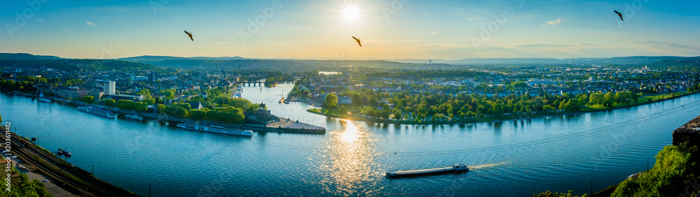 Koblenz - Germany - obrazy, fototapety, plakaty 