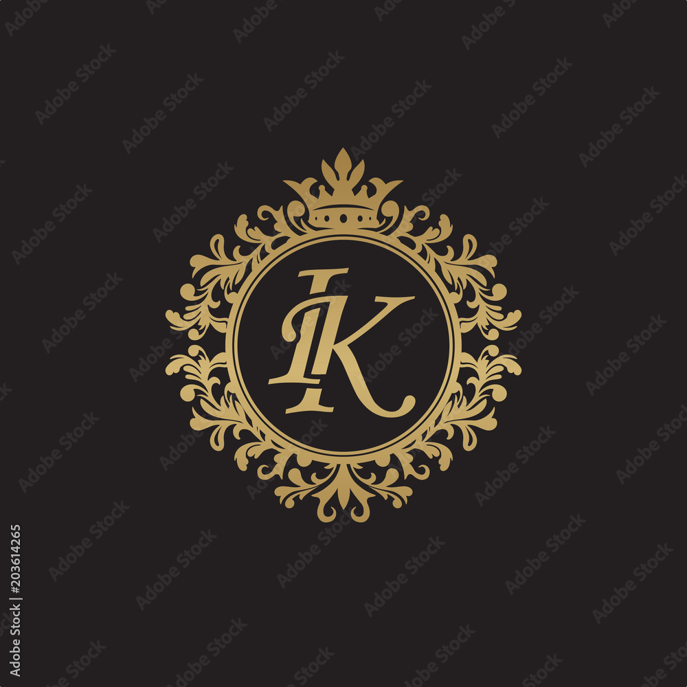 Initial Letter Ik Logotype Company Name Stock Vector (Royalty Free)  1059434942, Shutterstock