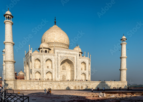 Back of the Taj Mahal in Agra India