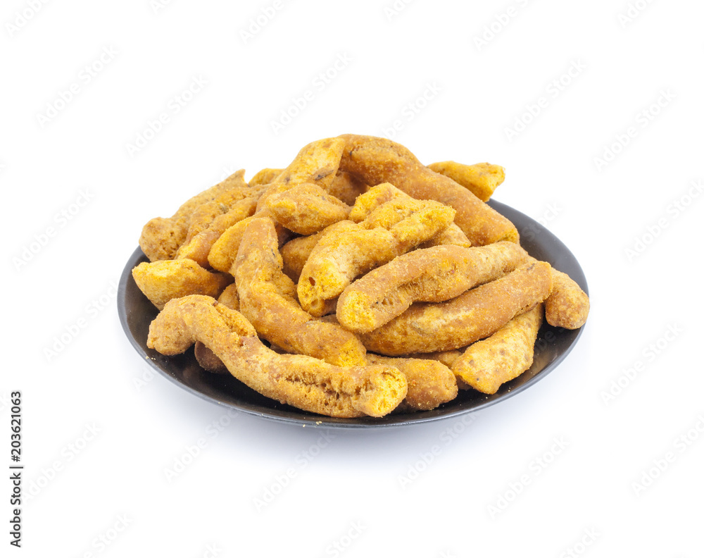 Ganthiya Also know as Gathiya, Ghatiya are deep fried Indian snacks made from chickpea flour. They are a popular teatime snack in Gujarat. They are soft and not crunchy like most other Indian snacks Ganthiya Also know as Gathiya, Ghatiya are deep fried Indian snacks made from chickpea flour. They are a popular teatime snack in Gujarat. They are soft and not crunchy like most other Indian snacks
