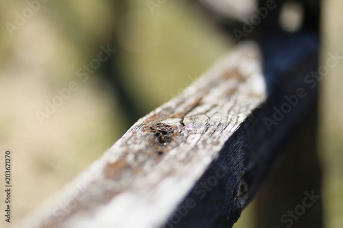 Close Up of a Weathered Fence